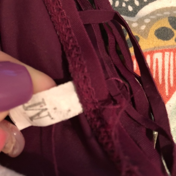 Fringe bathing suit top - Picture 3 of 3